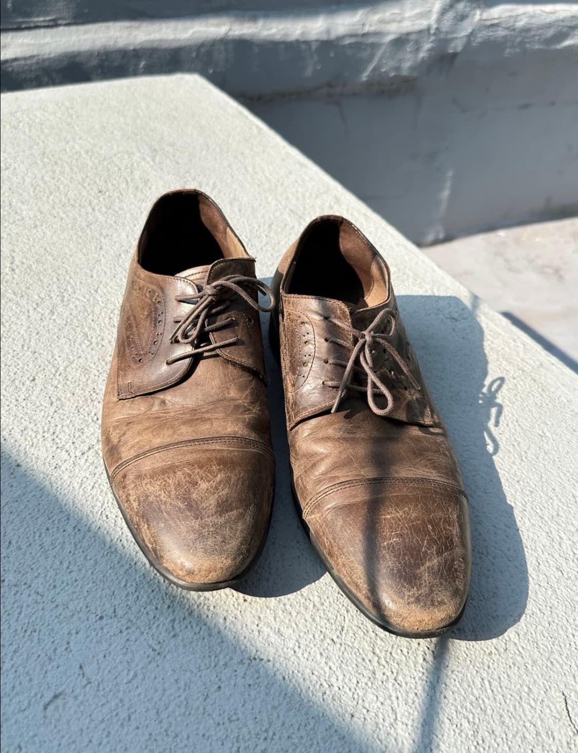 GOSPEL distressed wingtip derby 상품이미지5