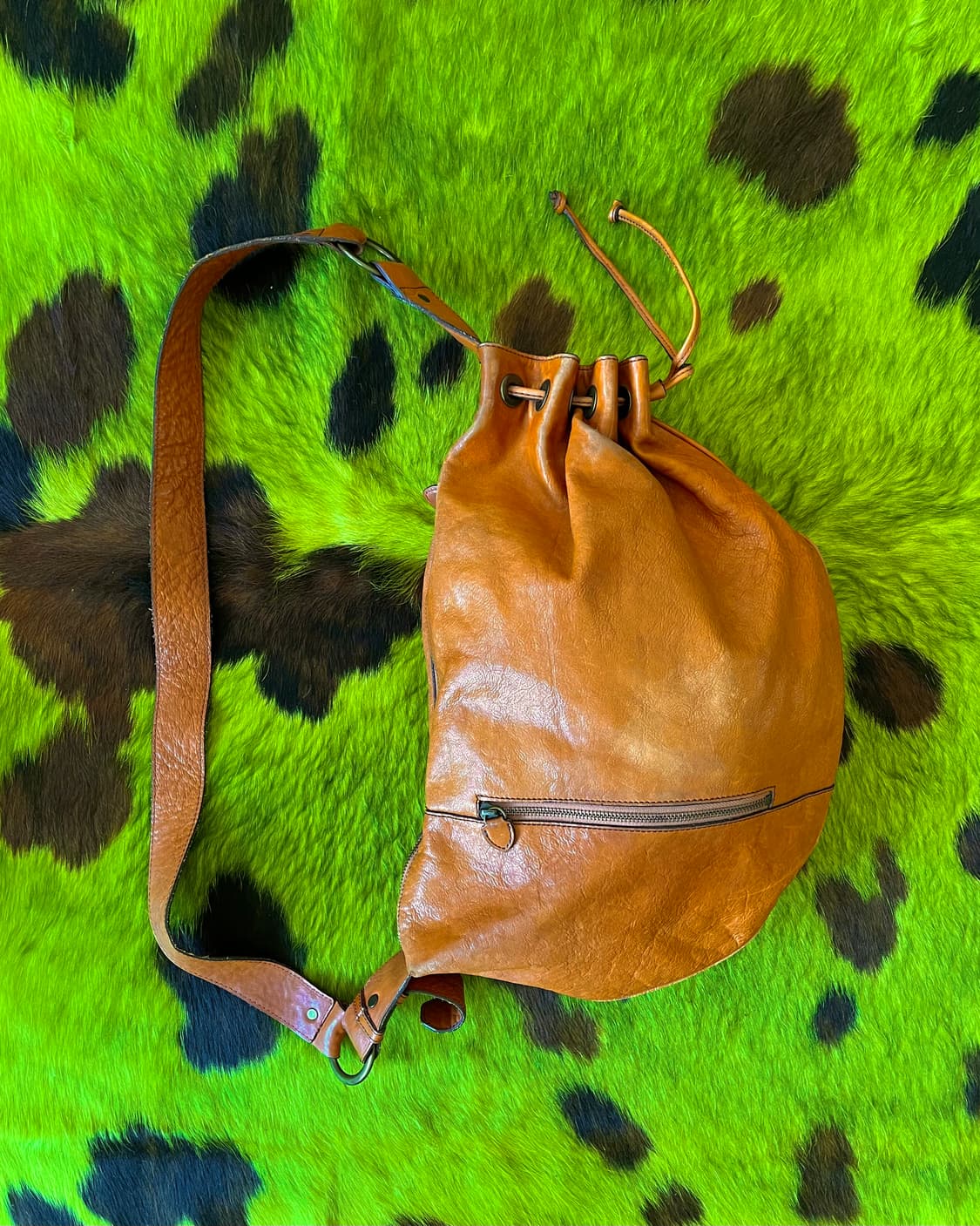 REAL MIND Japan Cowhide Old Sling Bag 상품이미지3