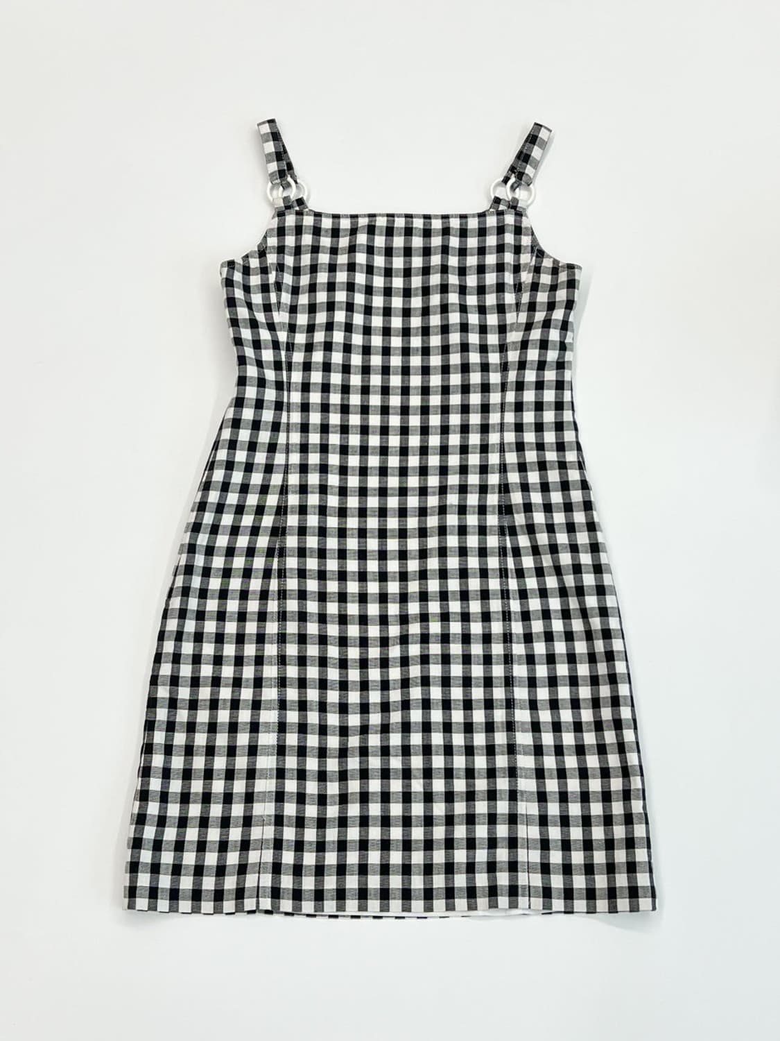 courreges / 꾸레쥬 블랙 체크 원피스  상품이미지3