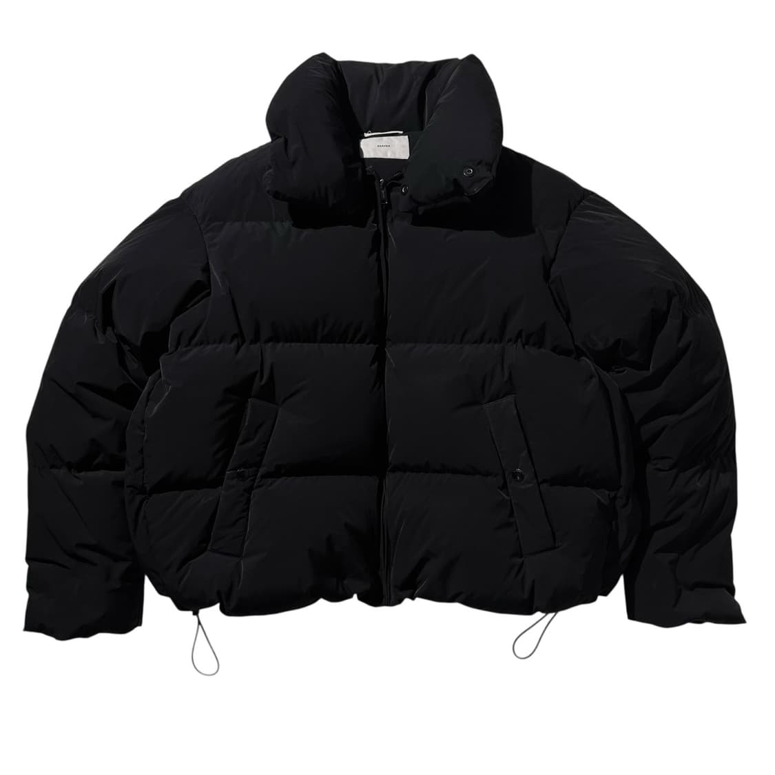 Beaker 비이커 구스다운 푸퍼 숏패딩 블랙 상품이미지1