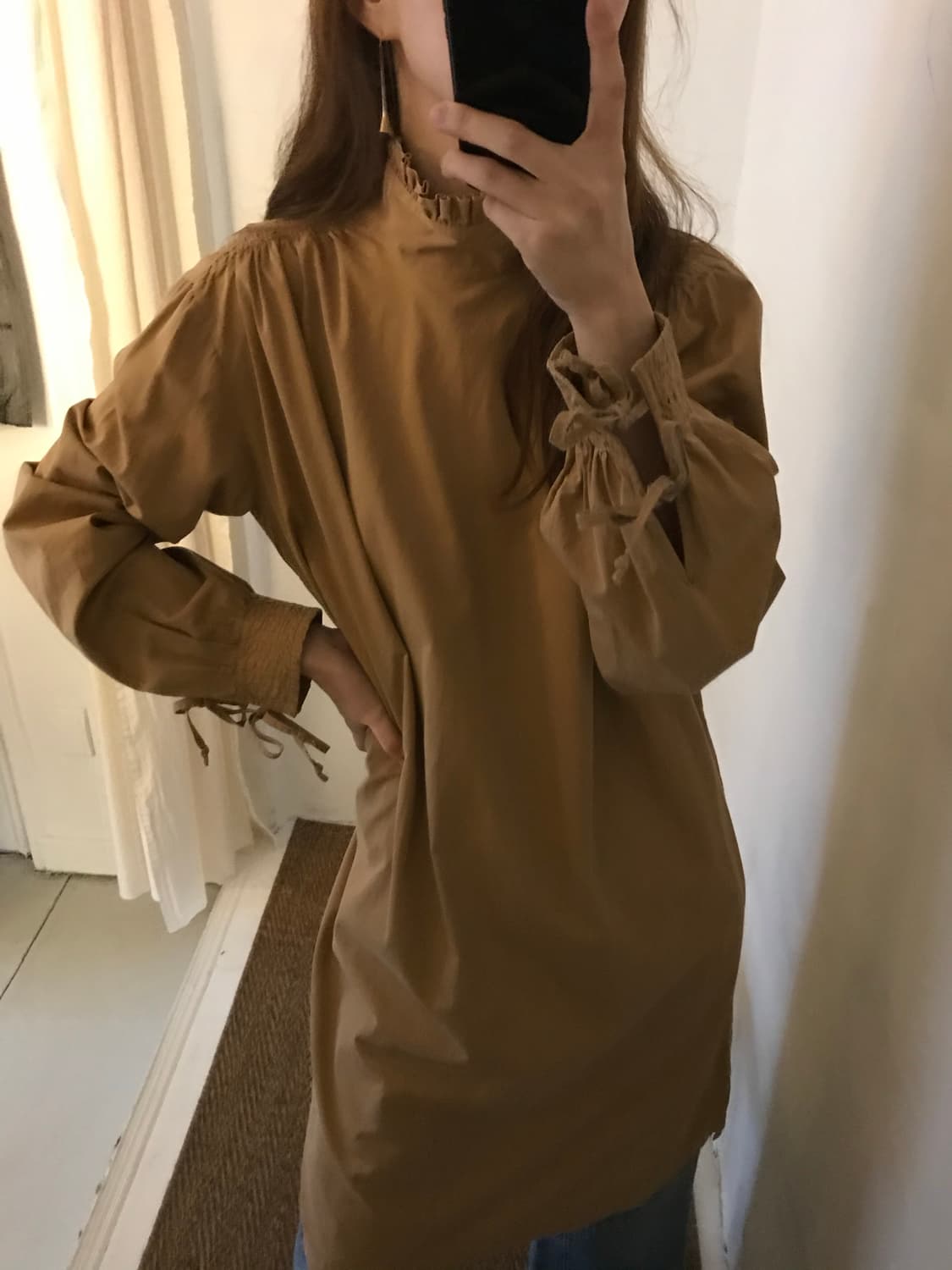 dressy long shirt 상품이미지2