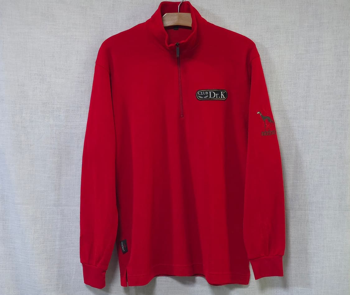 아다바트 일본수입 정품 골프 반집업 긴팔 티셔츠 95 100 NASA 개 상품이미지1