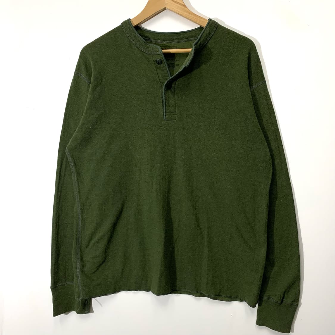 엘엘빈 제팬 딥카키 헨리넥 슬리브 상품이미지1