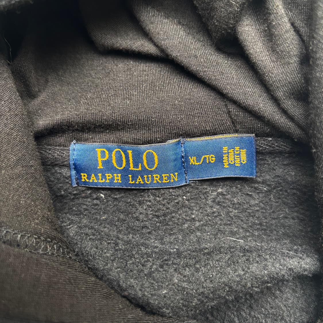 폴로 랄프 로렌 화이트 포니 블랙 후드집업 XL 상품이미지7