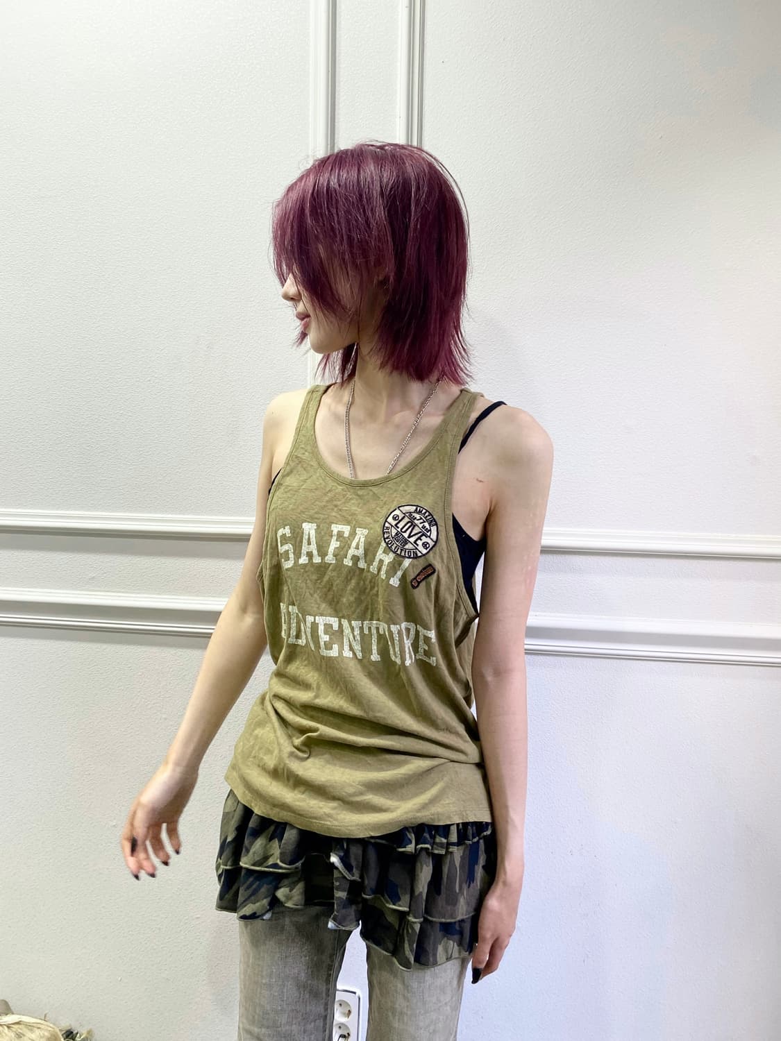 Y2K Grunge Loose Fit Sleeveeless 상품이미지1