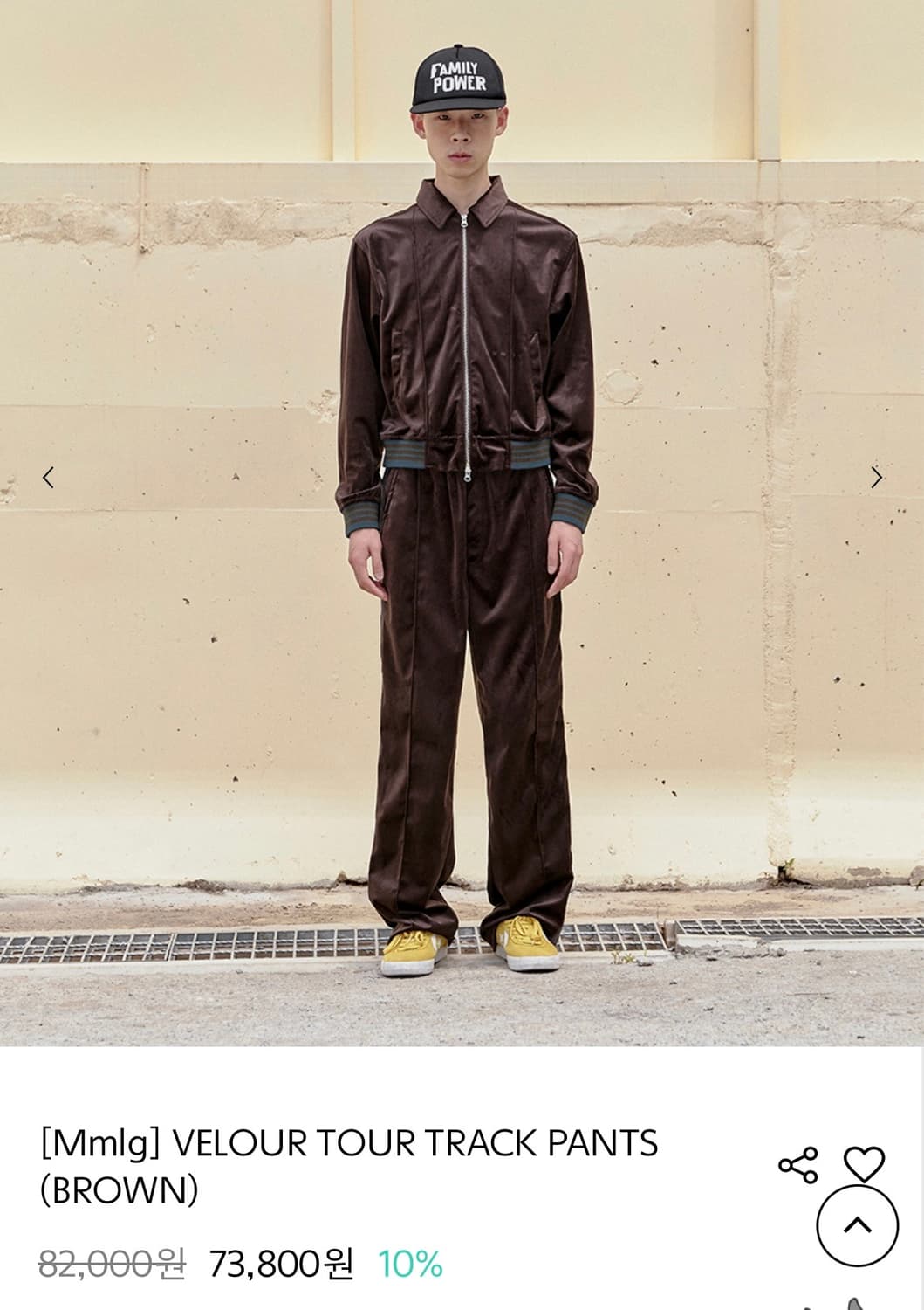 mmlg VELOUR TOUR TRACK 세트 셋업 L 새제품 상품이미지5