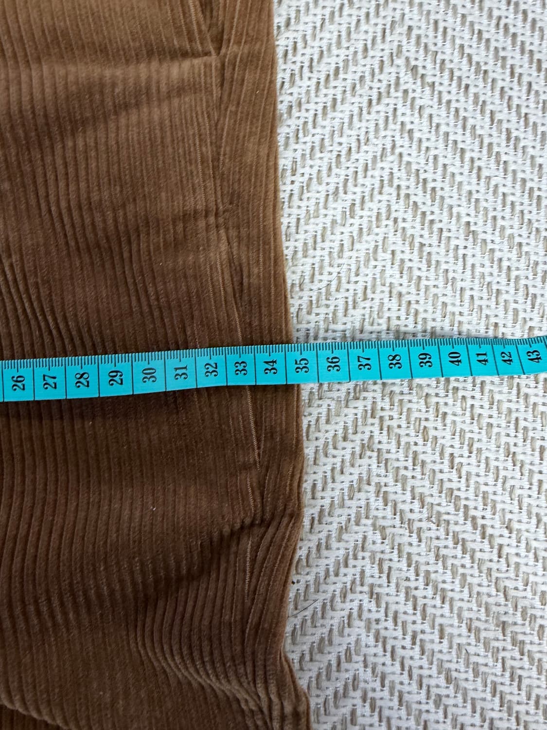 정품) COS 코스 남성 브라운 코듀로이 골덴 바지 50(35-36) 상품이미지8