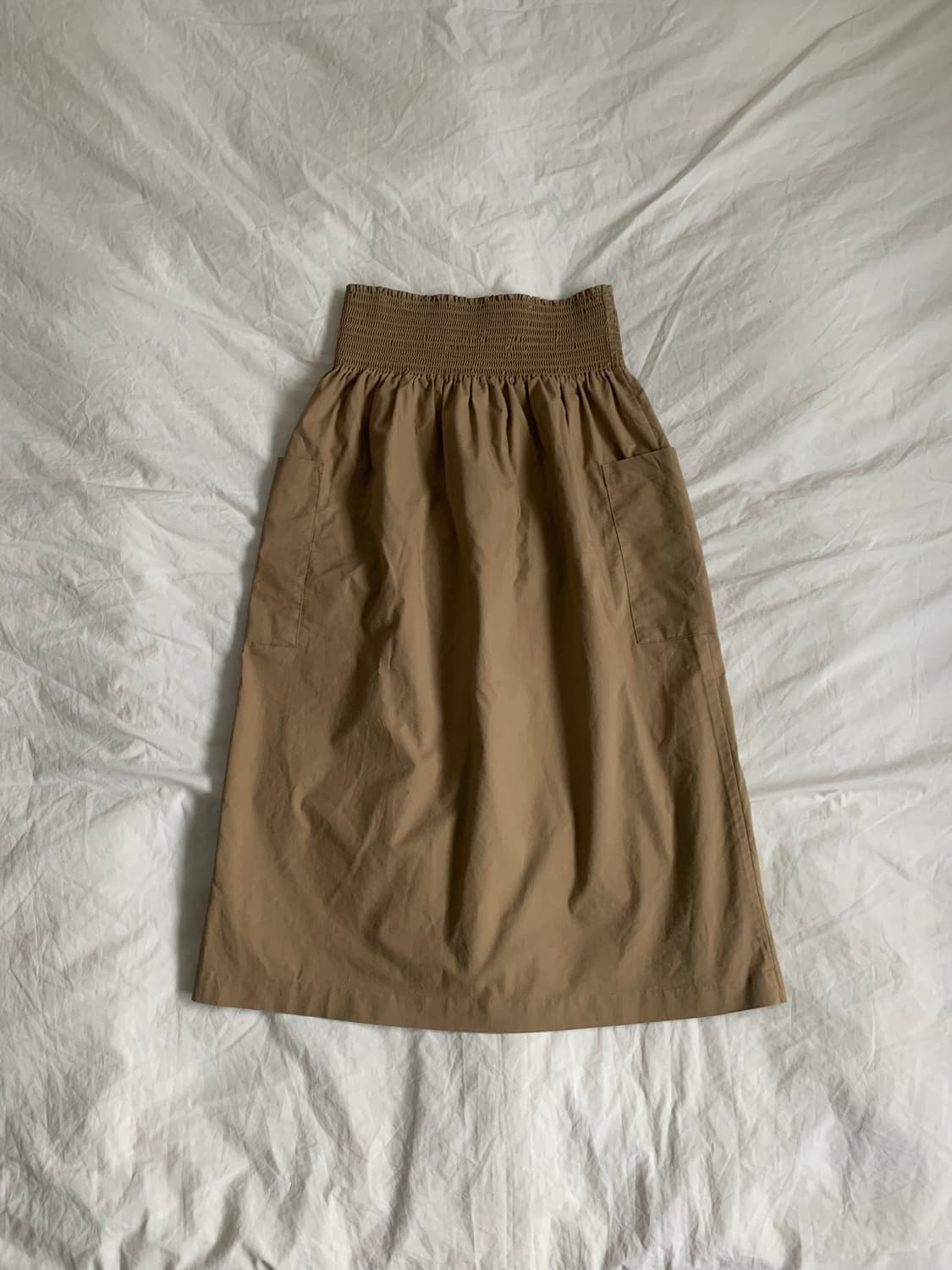 코튼 밴딩 스커트 상품이미지1