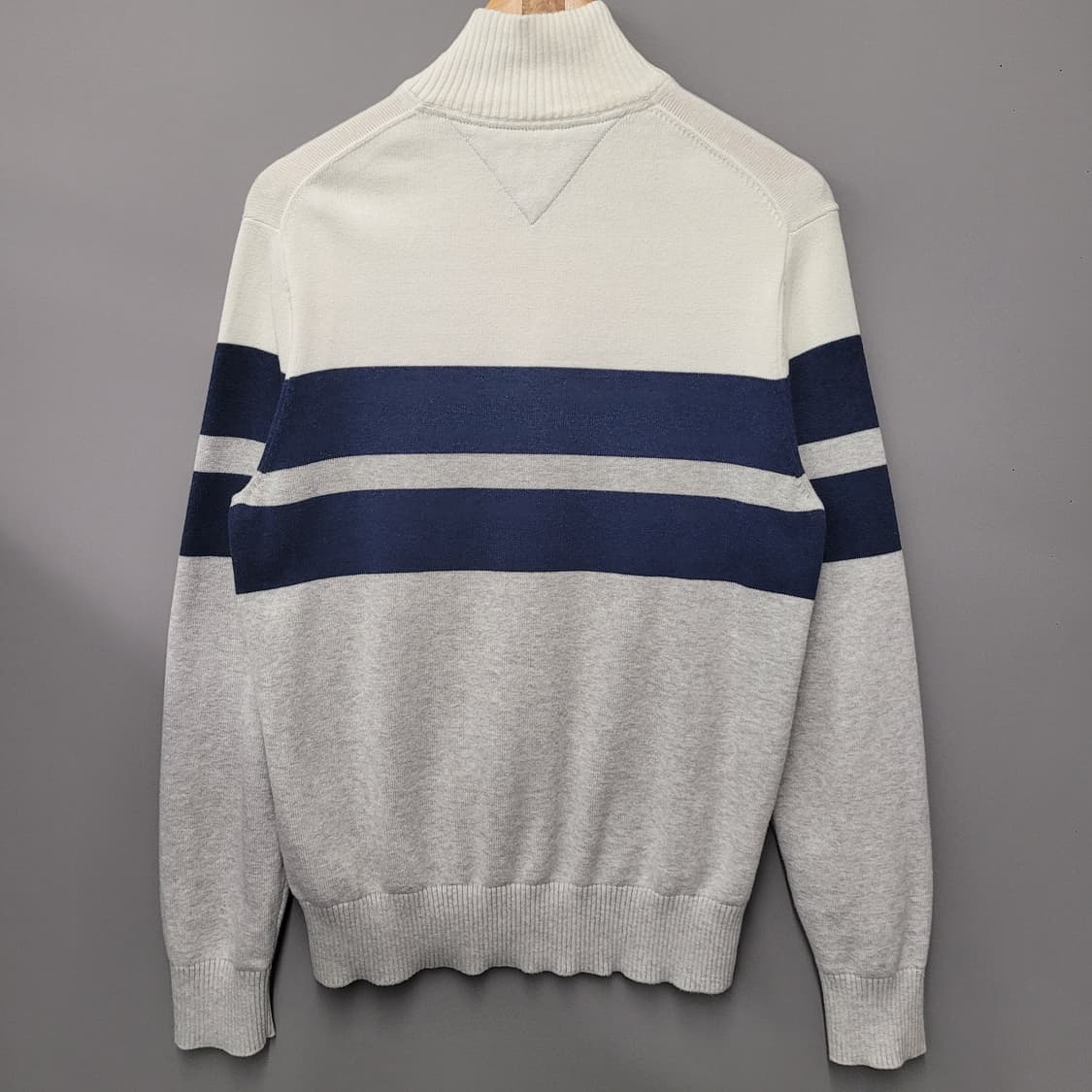 Tommy Hilfinger 타미힐피거 스트라이프 반집업 니트 상품이미지2