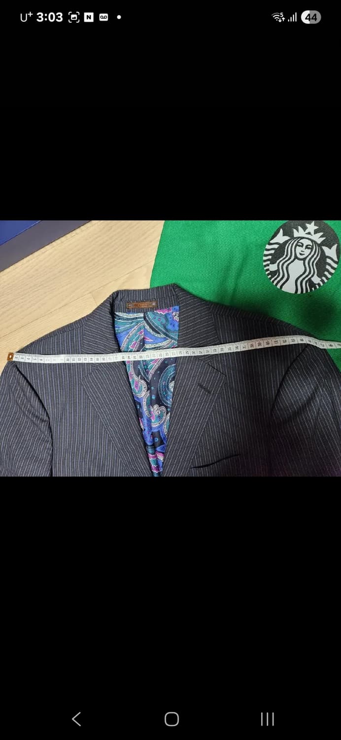 ETRO 수트 자켓 블레이저 스트라이프 네이비 에트로 상품이미지9