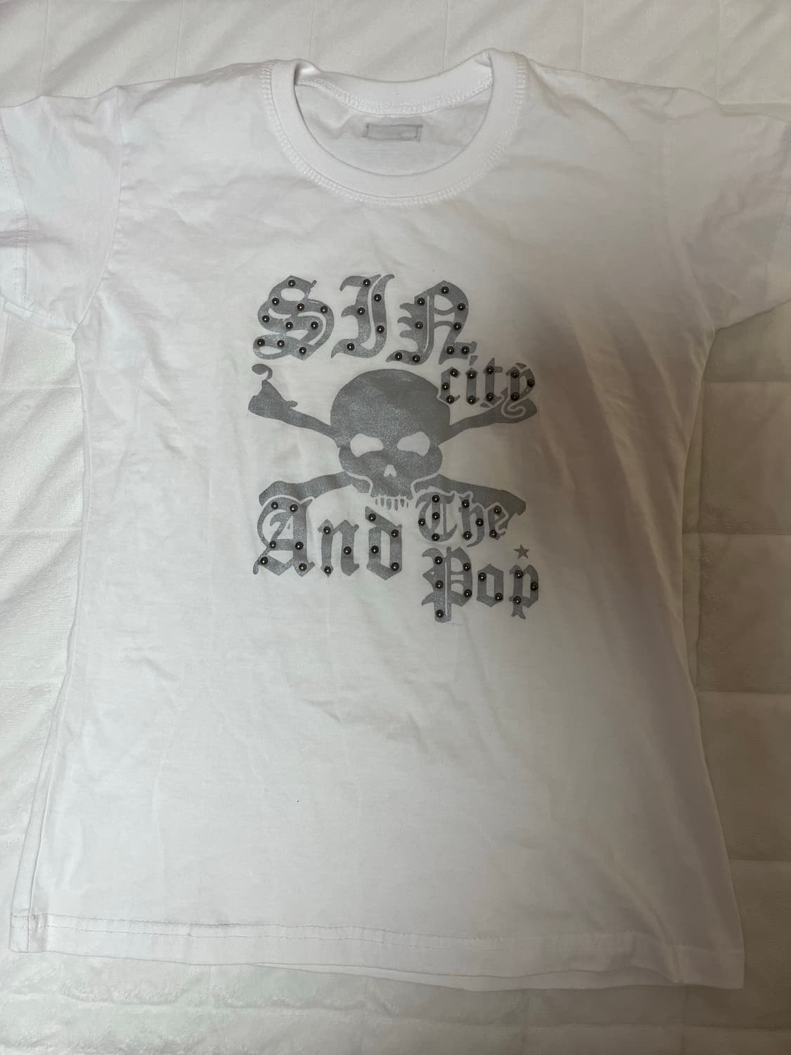 시티앤더팝 해골 큐빅 반팔티 베이비메탈클럽 상품이미지1