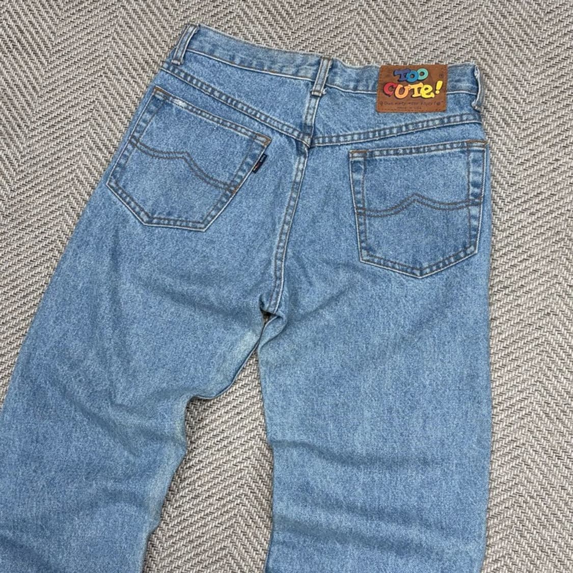 made in usa 빈티지 스누피 데님팬츠 v1098 상품이미지4