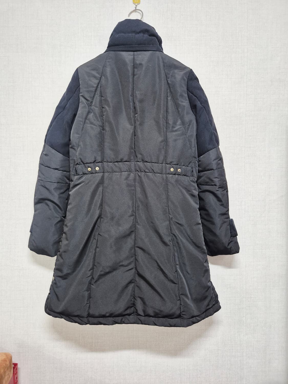 블랙 롱 패딩 코트 상품이미지2