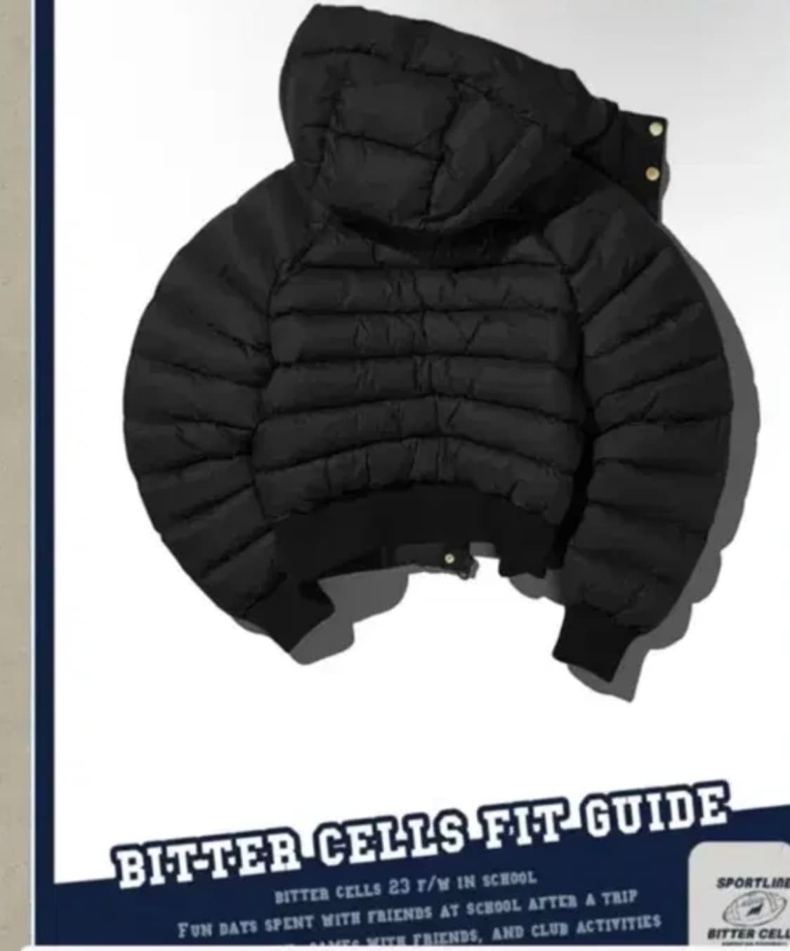 비터셀즈 블랙 푸퍼 자켓 패딩 상품이미지4