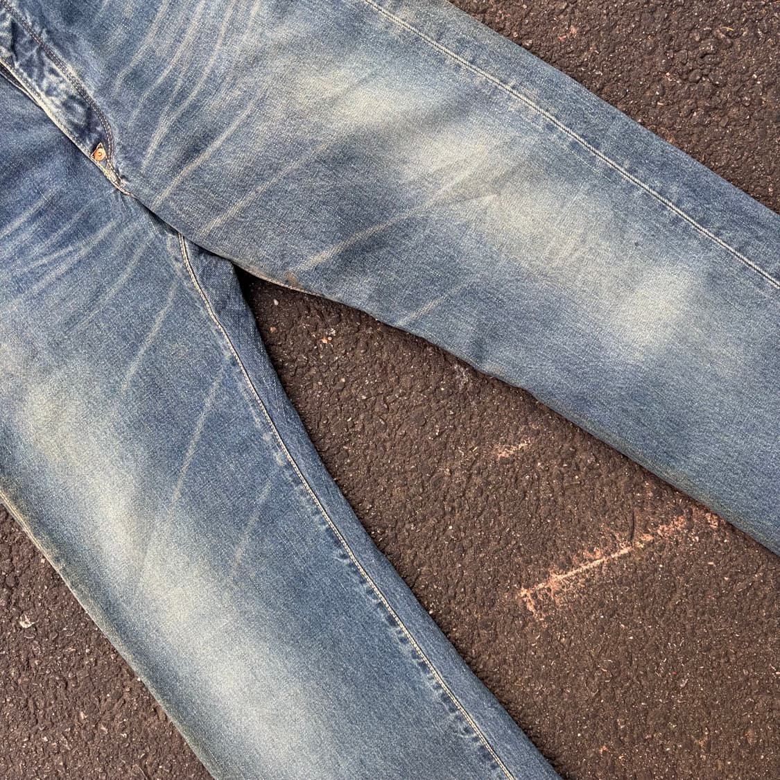 일본 리 1101 유니온 메이드 셀비지 데님 팬츠 상품이미지8