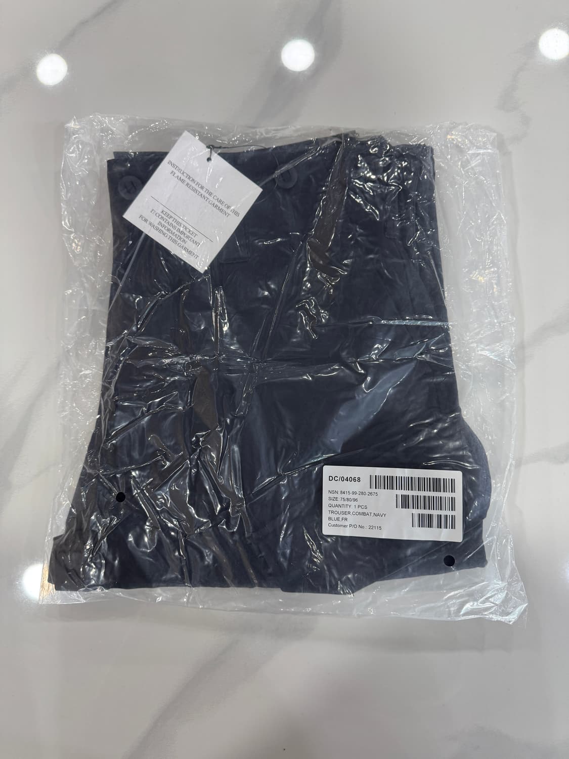 새상품) 로얄 네이비 컴뱃 카고 pcs 상품이미지1