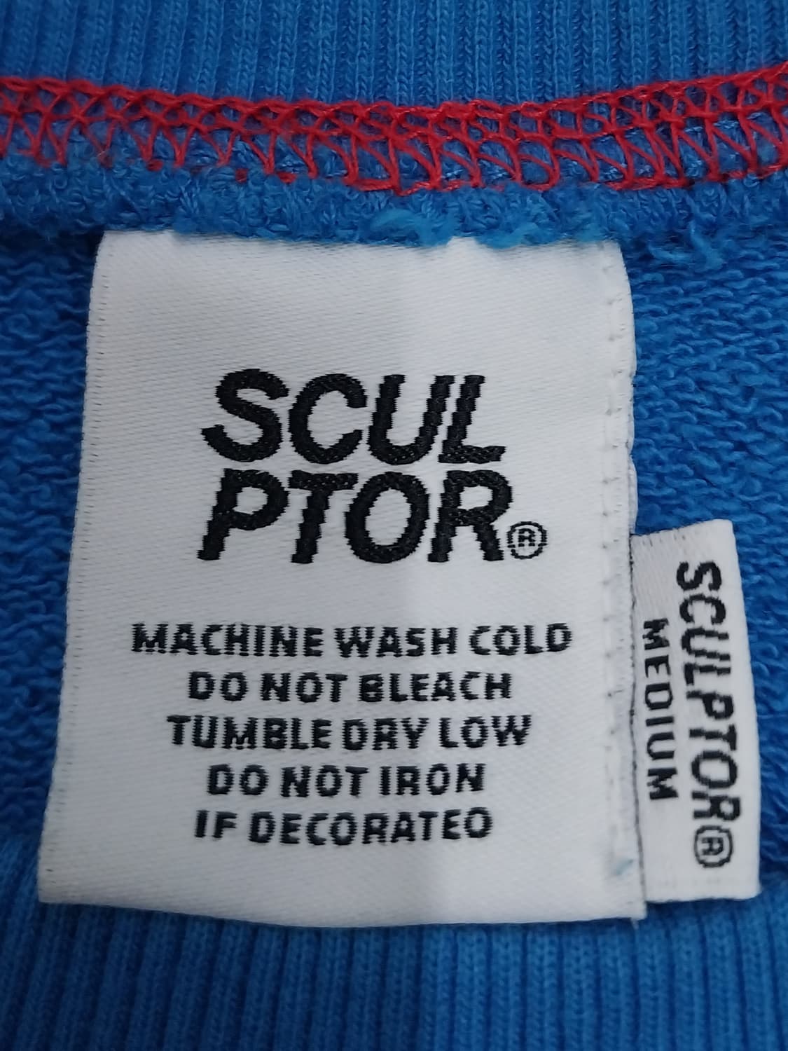 sculptor 돌고래 프린팅 맨투맨 티셔츠 M 상품이미지4