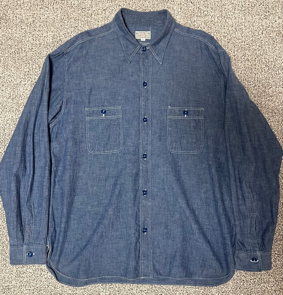 버즈릭슨 샴브레이셔츠 18-18 1/2 상품이미지1