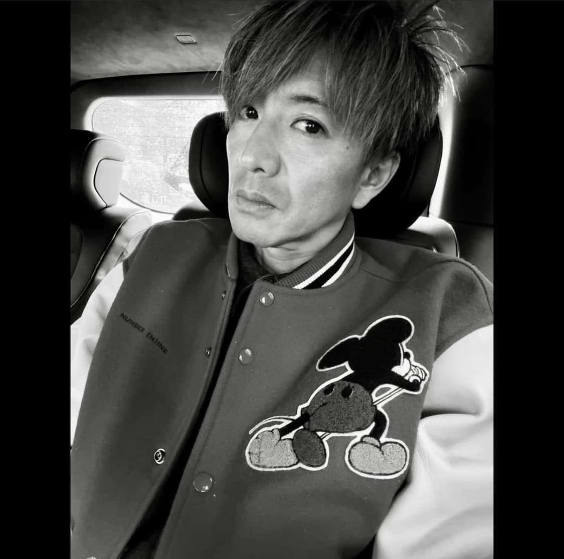 슈프림 넘버나인 미키마우스 바시티 자켓 M 상품이미지3