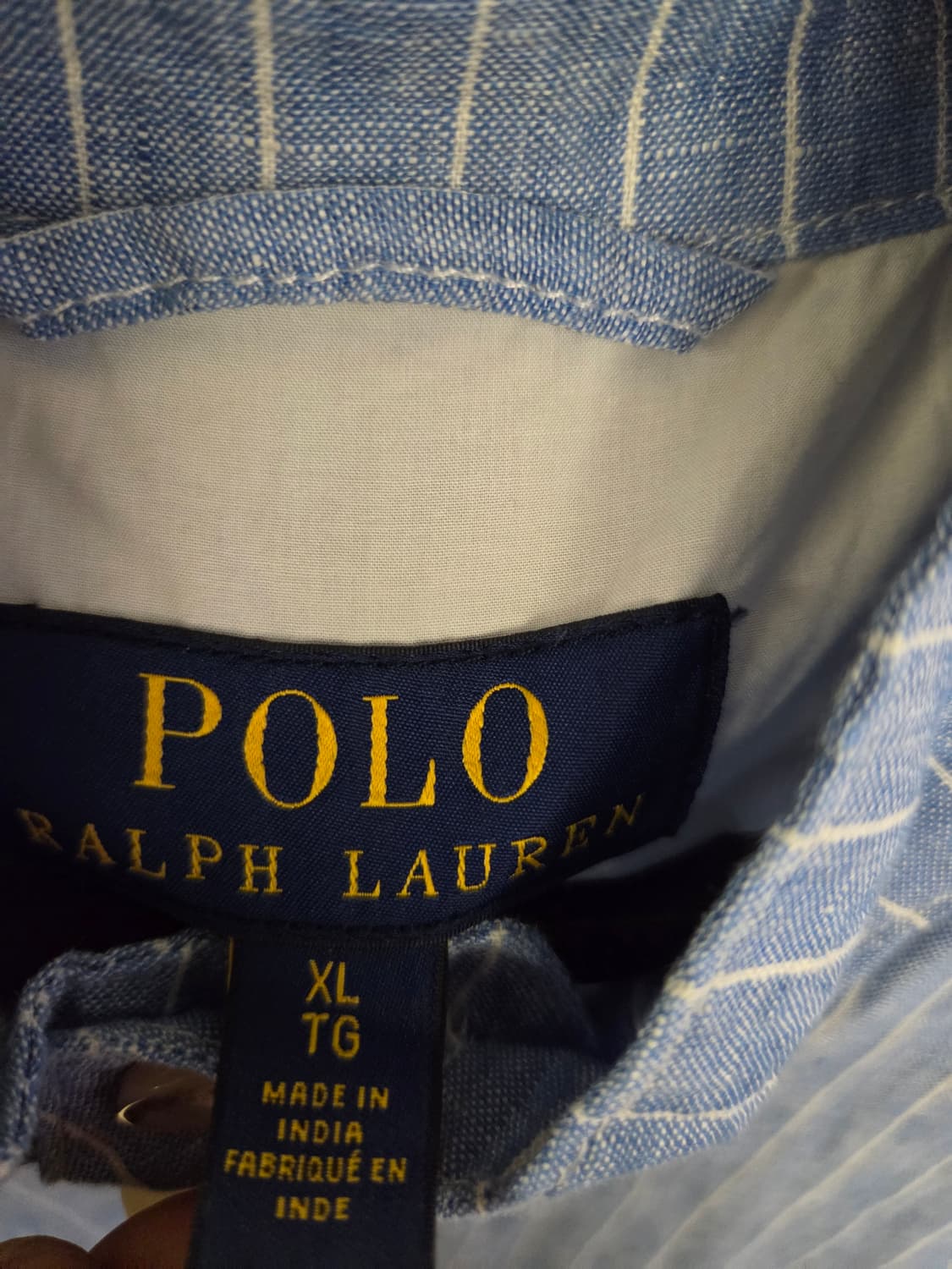 폴로 랄프로렌 린넨 스트라이프 자켓 XL 상품이미지3