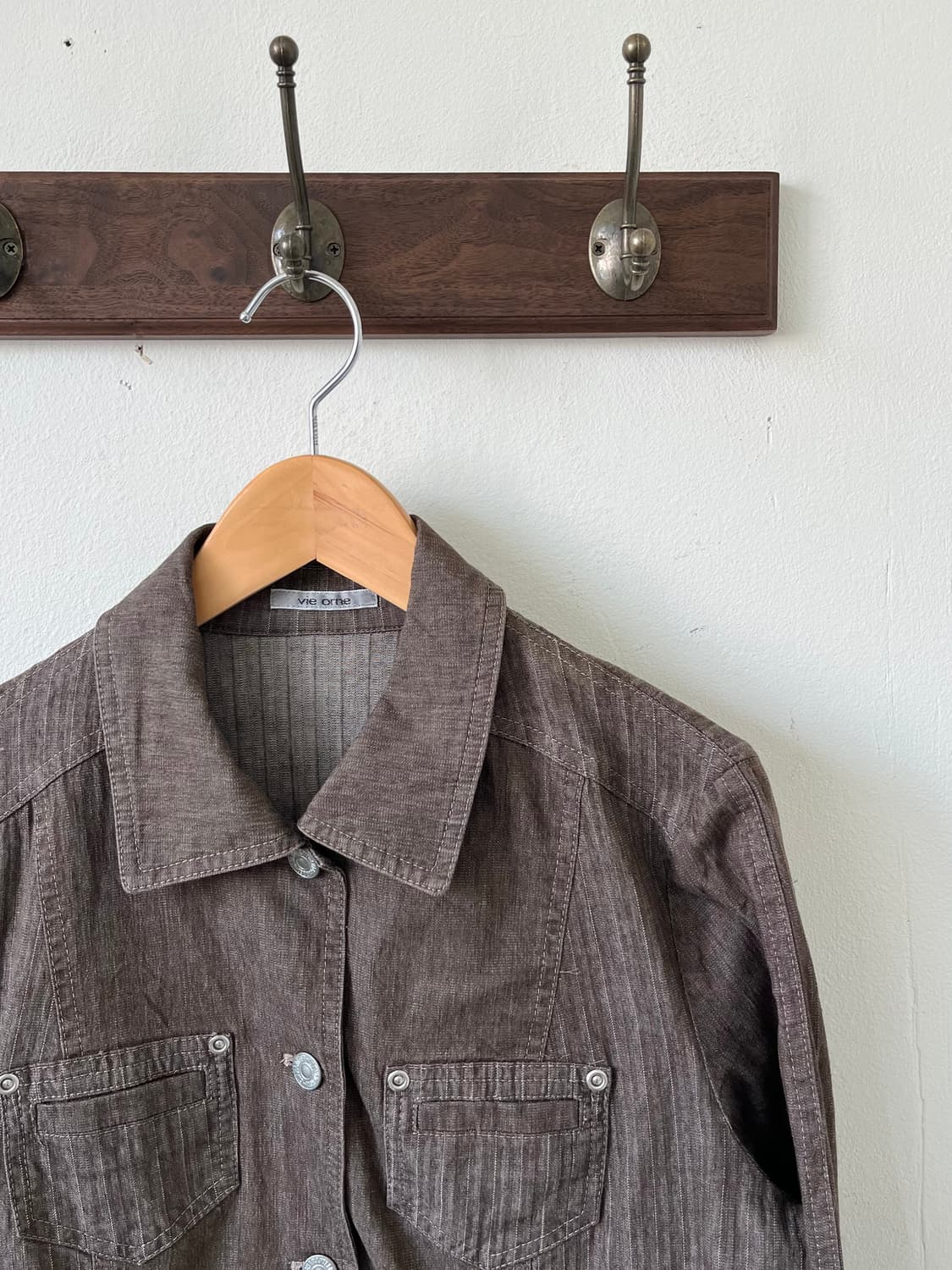 vie orne 브라운 데님 자켓  상품이미지2