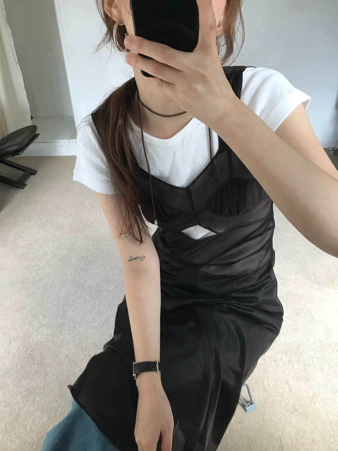 sheer long dress 상품이미지4