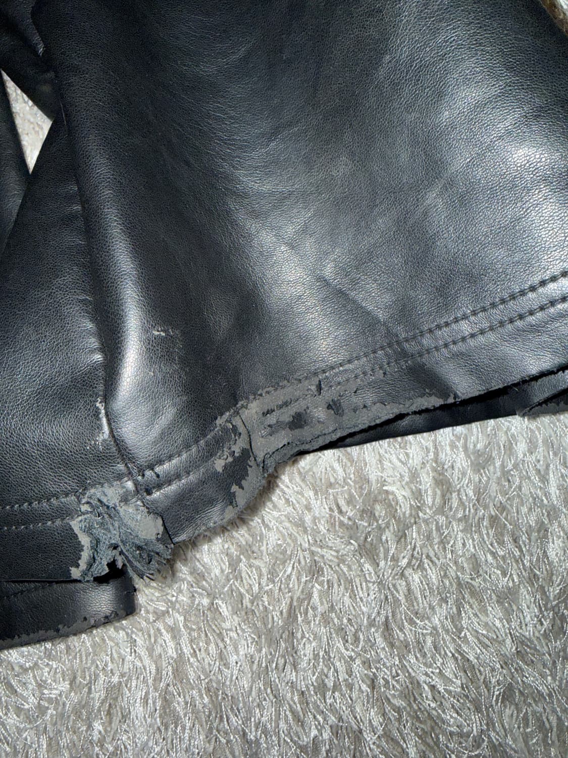 Flared Cargo Leather Pants 상품이미지5