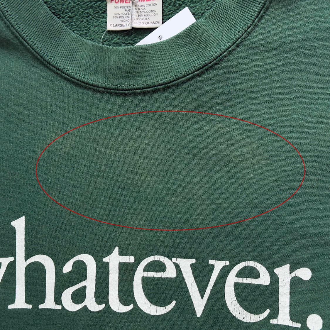 90s 오네이타 Whatever 스웻셔츠 USA 상품이미지3