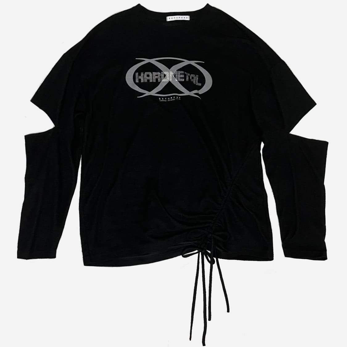 셋업이엑스이 SLEEVE SLIT T-SHIRT 상품이미지1