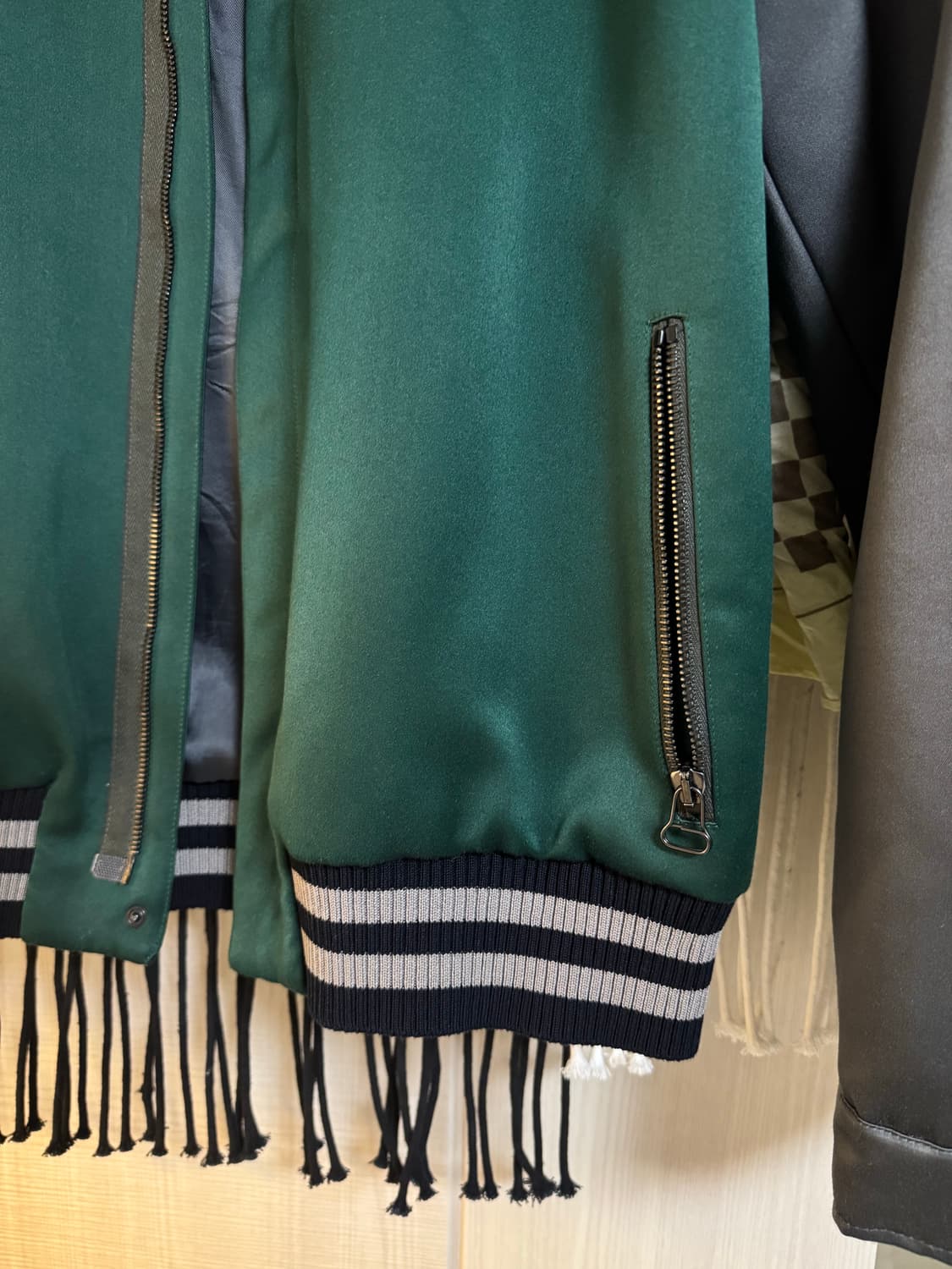 랑방 52 사틴 봄버자켓 rampo  상품이미지2