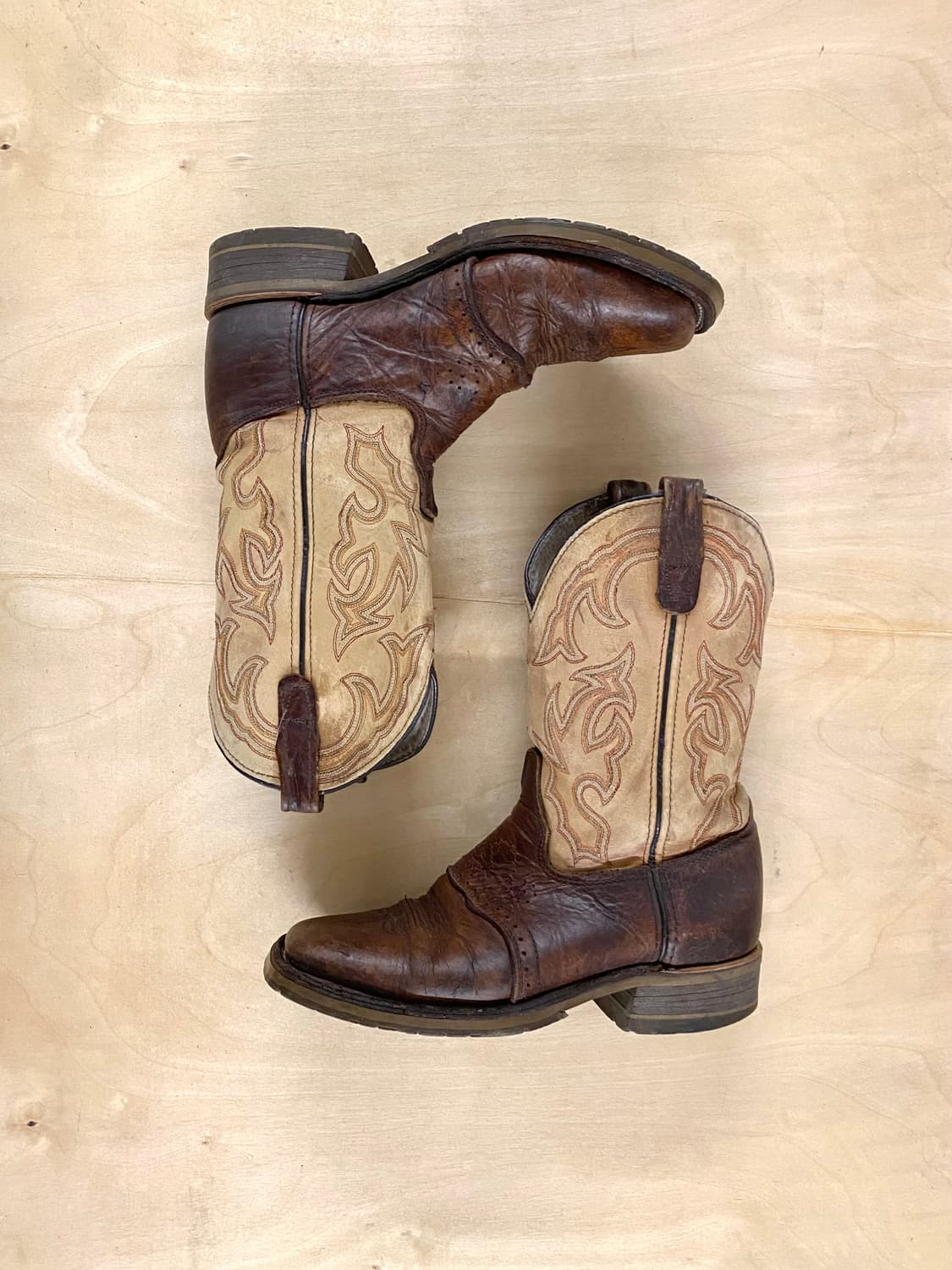 VTG square toe western boots 스퀘어토 웨스턴 부츠 상품이미지2