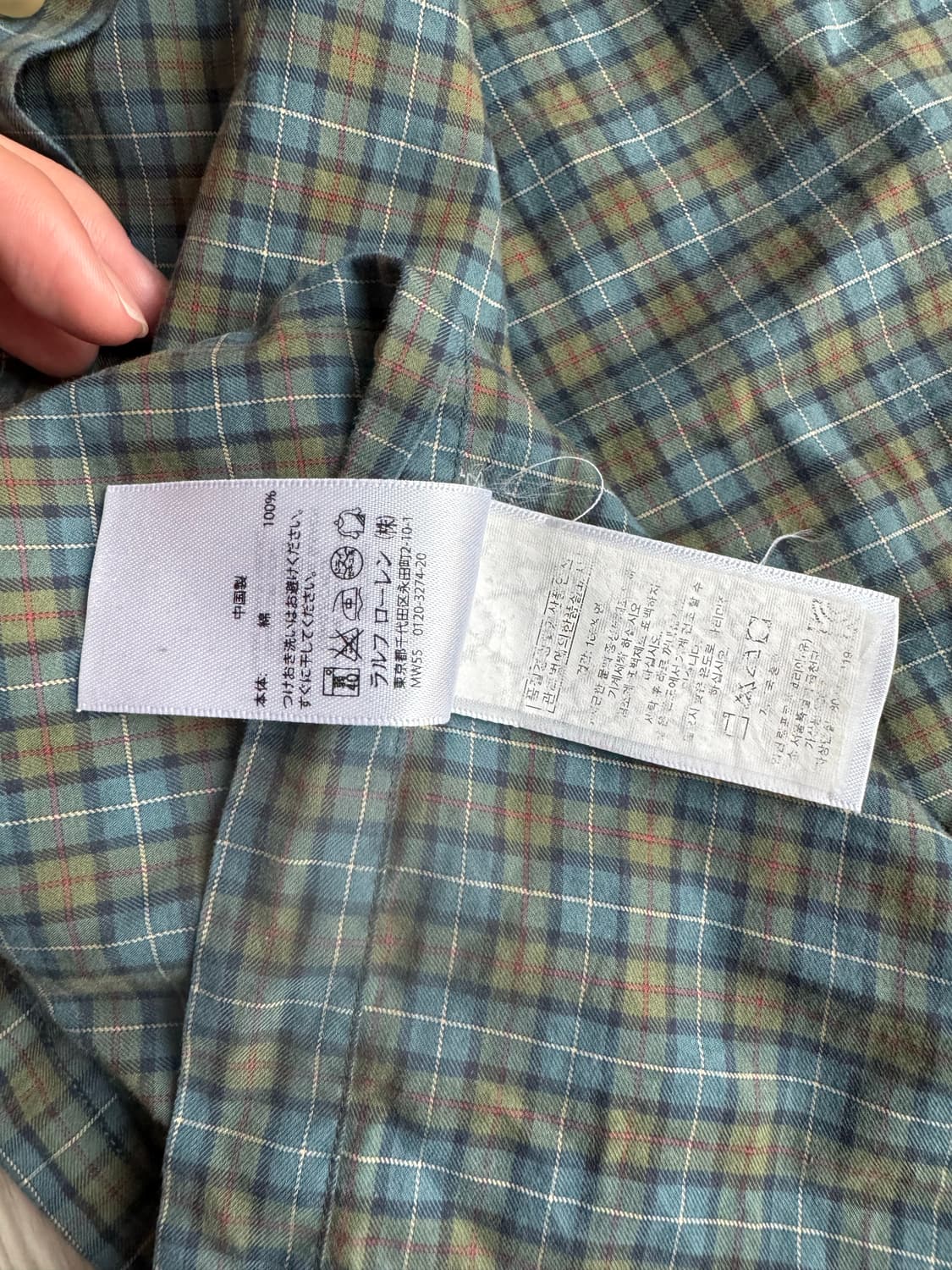 폴로 랄프로렌 체크 셔츠 일본  상품이미지10