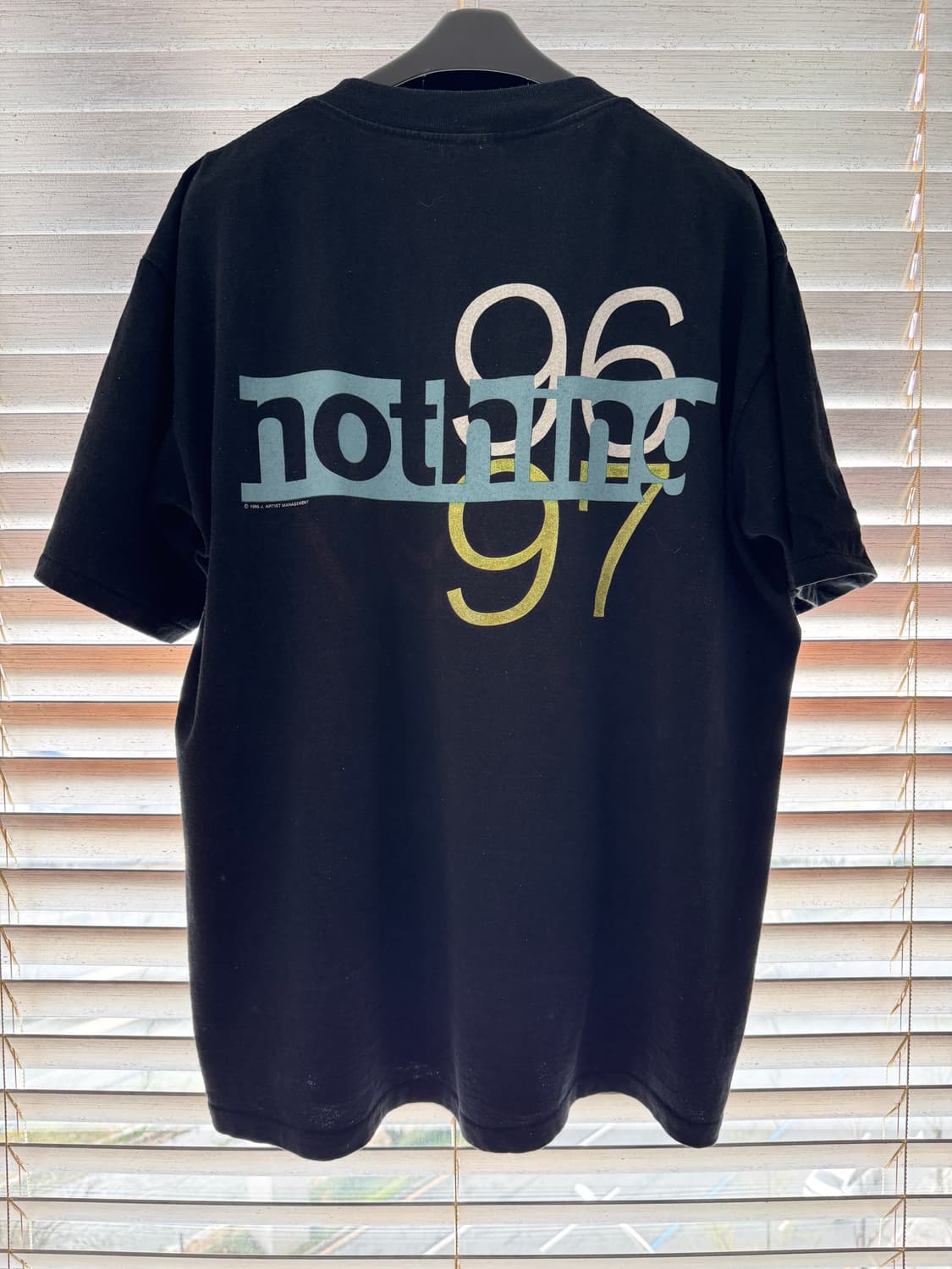 [XL] 90s 나인 인치 네일스 nothing96/97 Tour 밴드티 상품이미지2