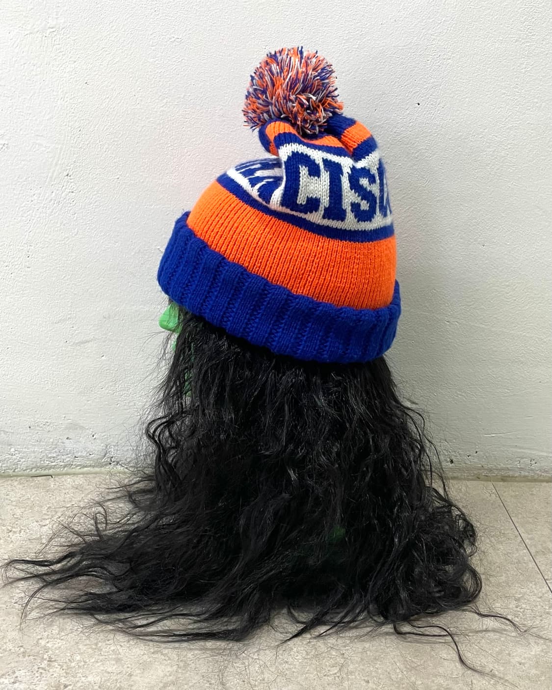 orange lettering blue bell beanie 상품이미지3
