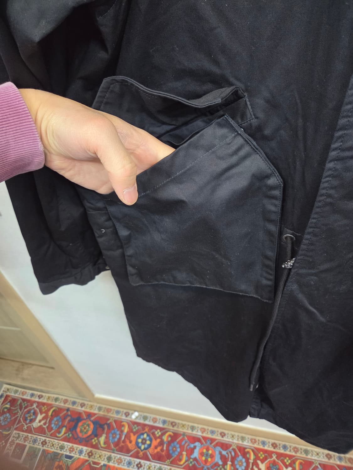 세컨모놀로그 이중포켓 m-51 피쉬테일 야상자켓 xl 상품이미지7