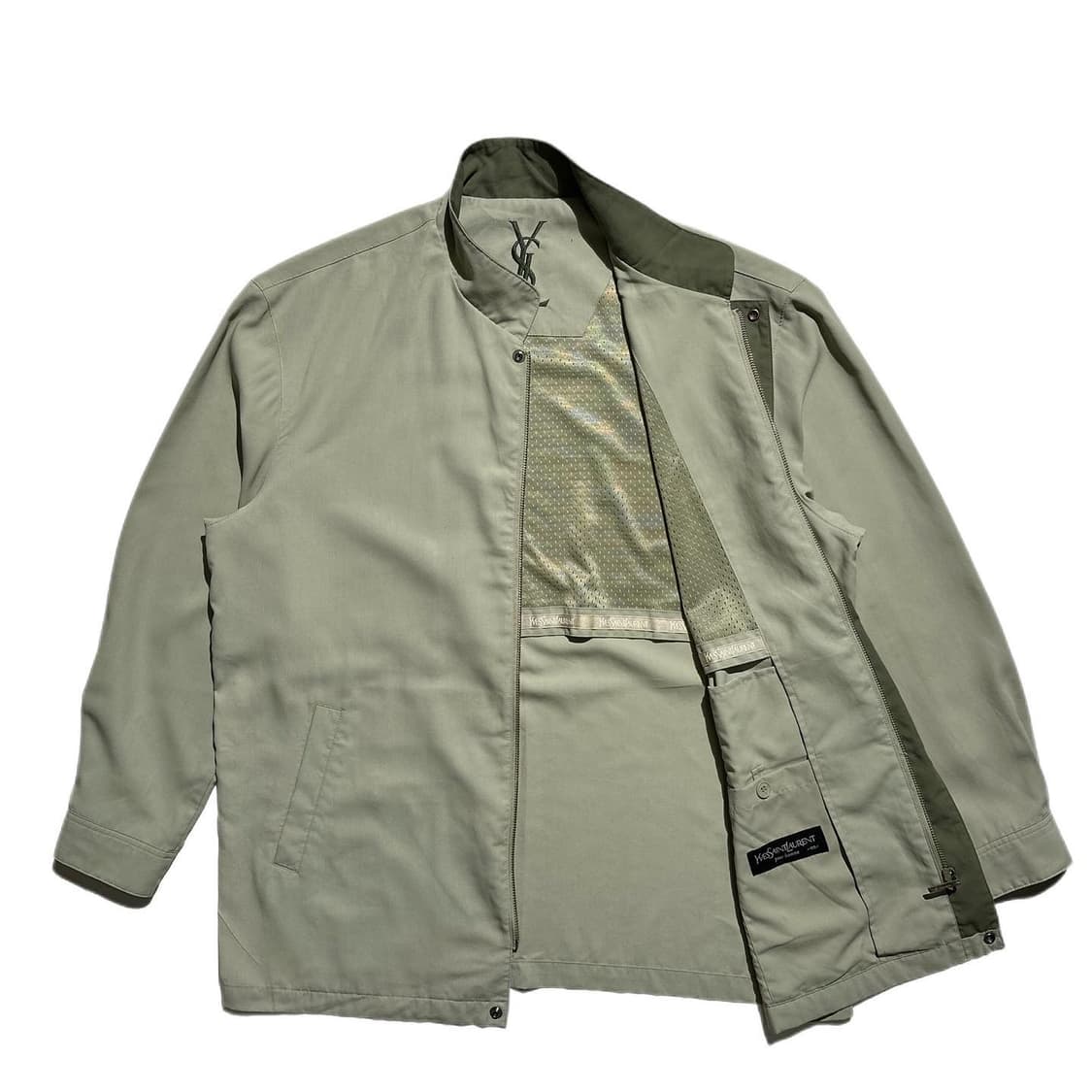 입생로랑 자수로고 폴리쉘 자켓 상품이미지6