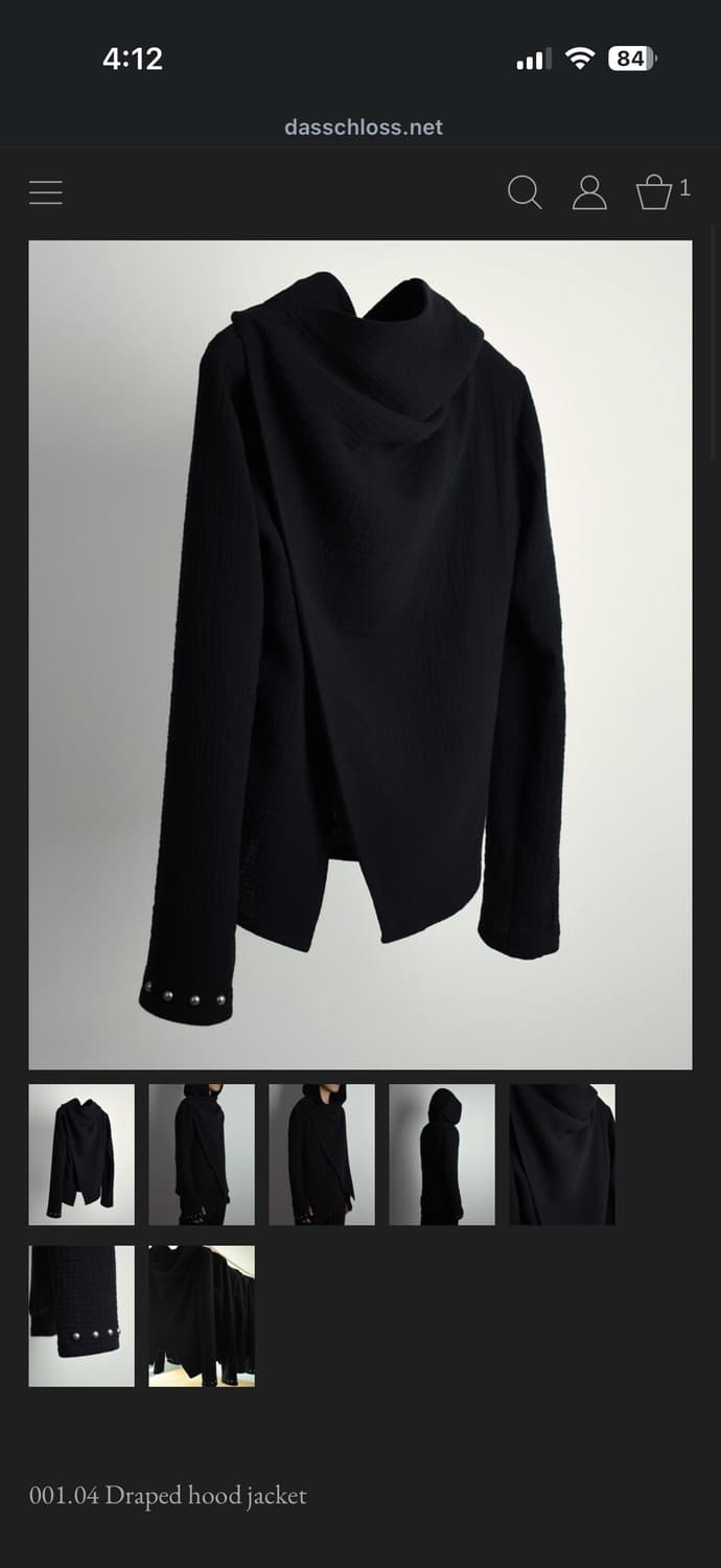 001.04 드레이프 후드 자켓 상품이미지2