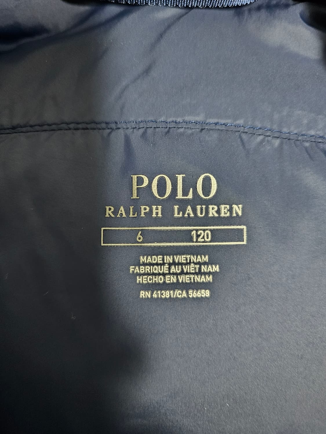 키즈 폴로랄프로렌 덕다운롱패딩 120 상품이미지3