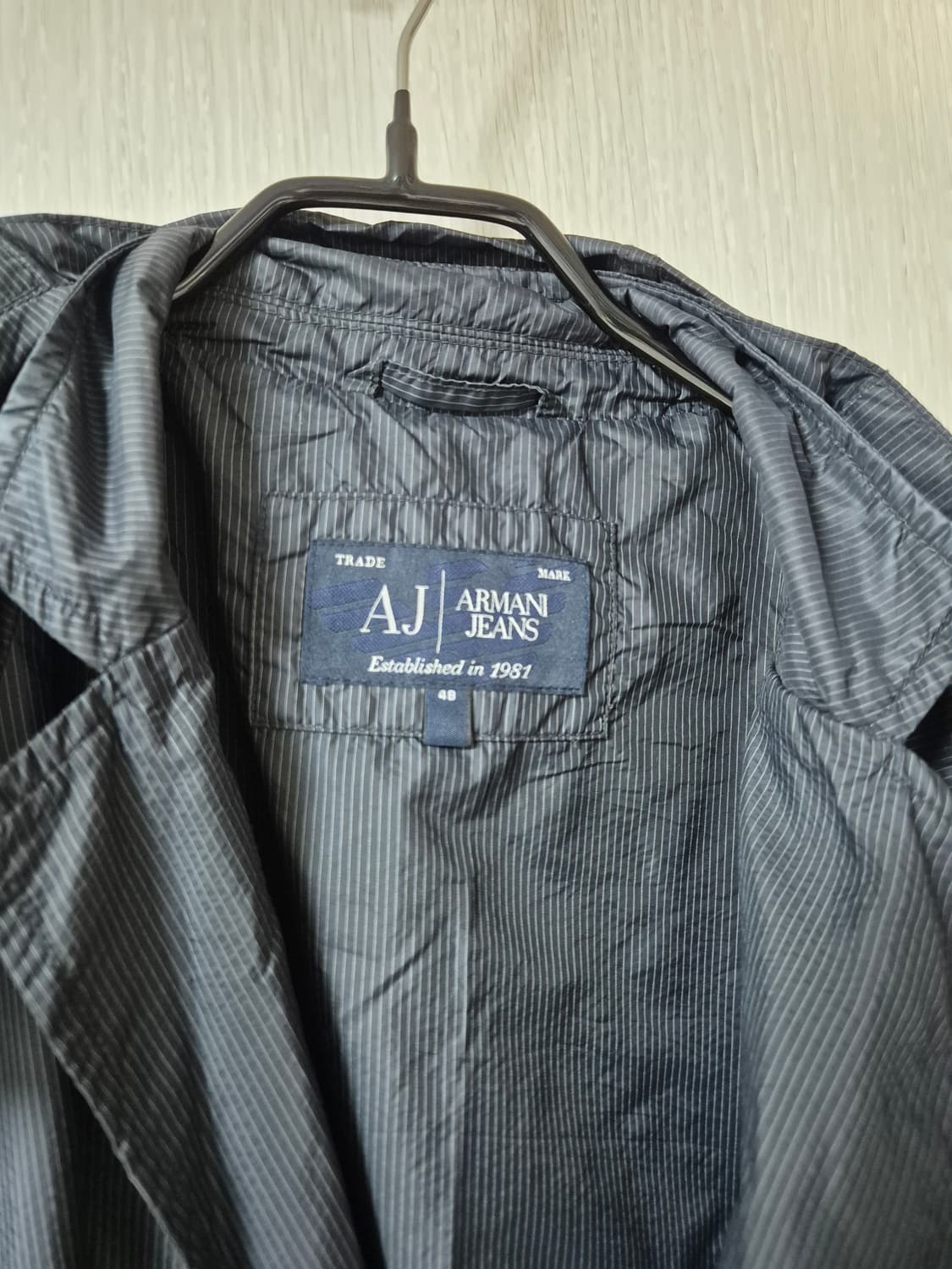 (정품) 알마니 아르마니 진 경량자켓 경량집업 바람막이 48 상품이미지7