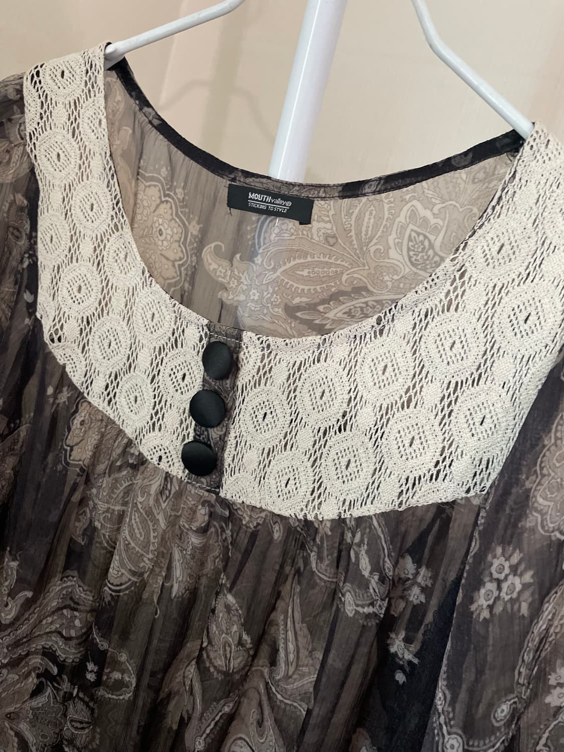 보헤미안 빈티지 블라우스 상품이미지3