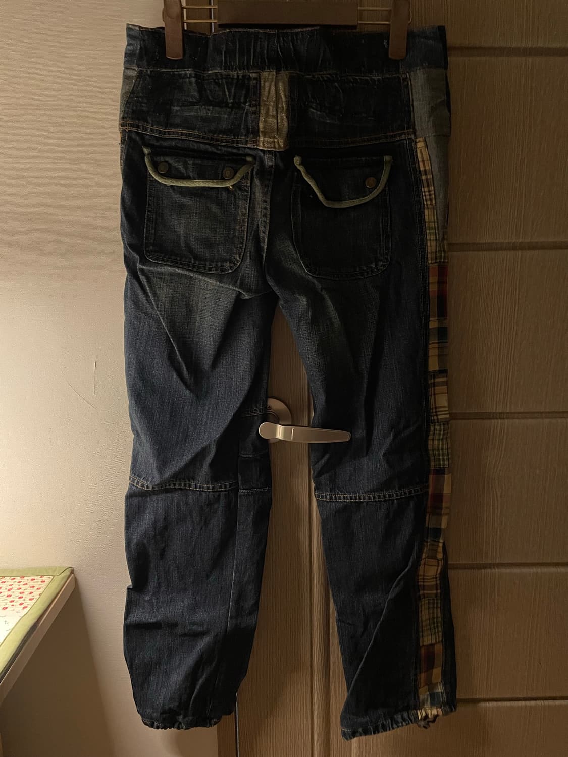 빈티지 자수 데님 청바지 상품이미지2