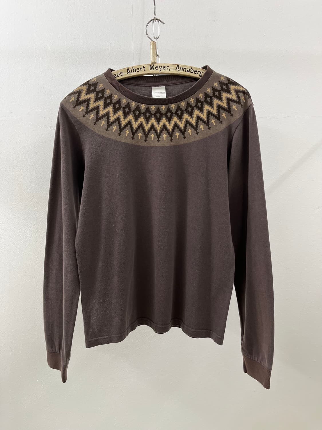 빈티지 넘버나인 02aw 트라이벌 크로스 티셔츠 상품이미지1