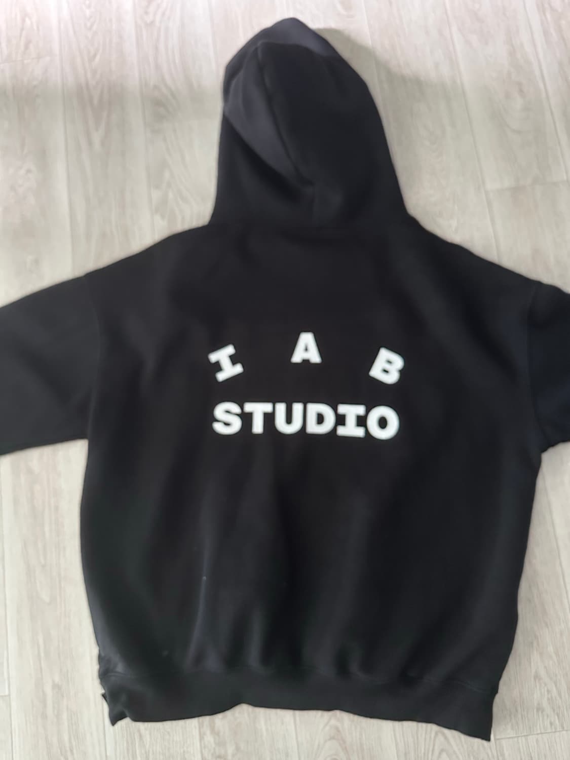 IAB 블랙 후드 상품이미지3