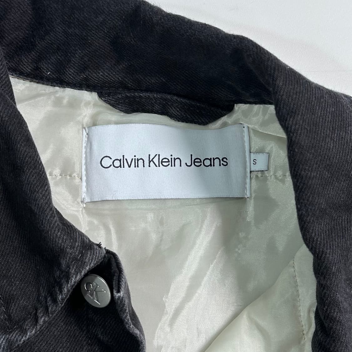 캘빈클라인 흑청 데님 자켓 상품이미지6