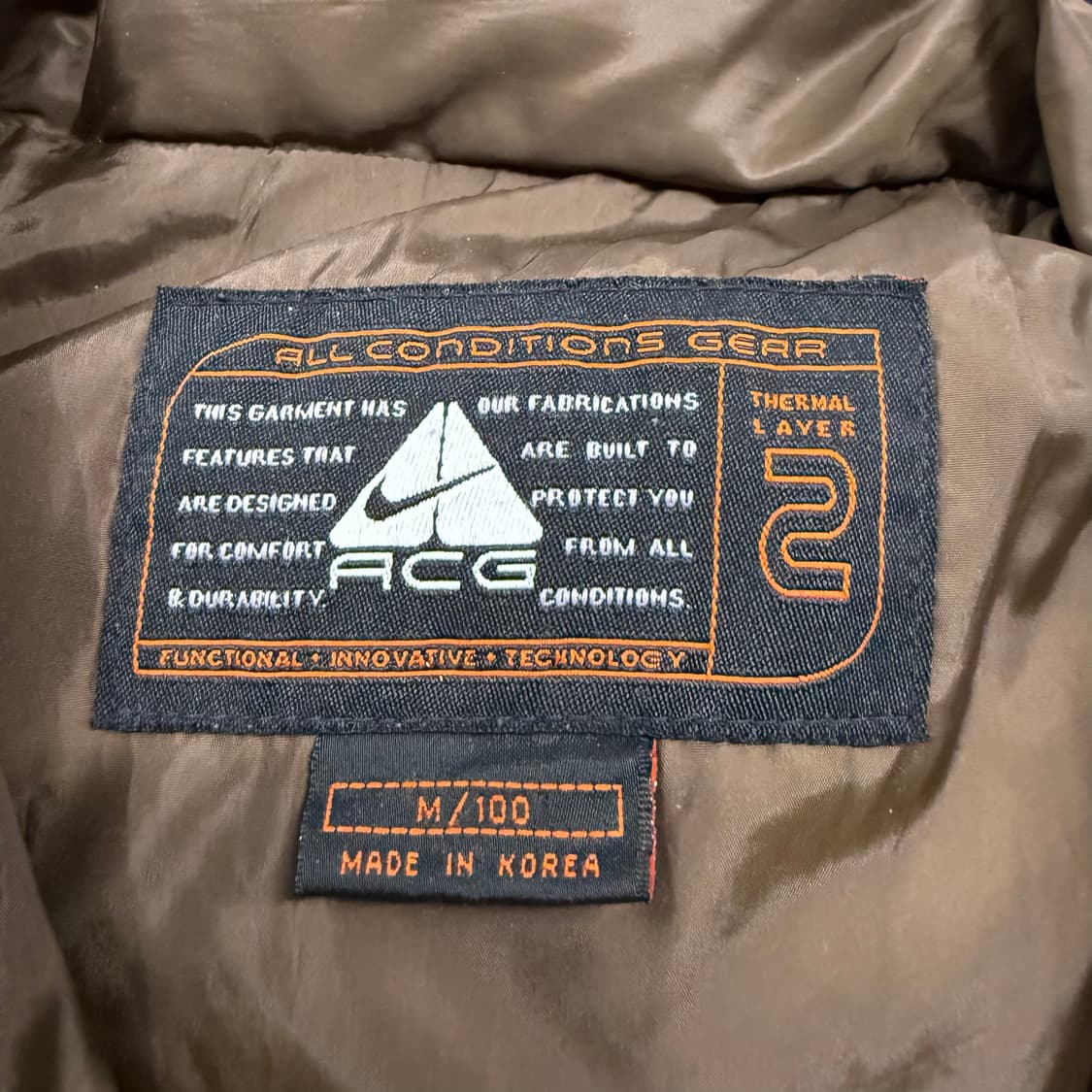 나이키 베이지 패딩 조끼  상품이미지4