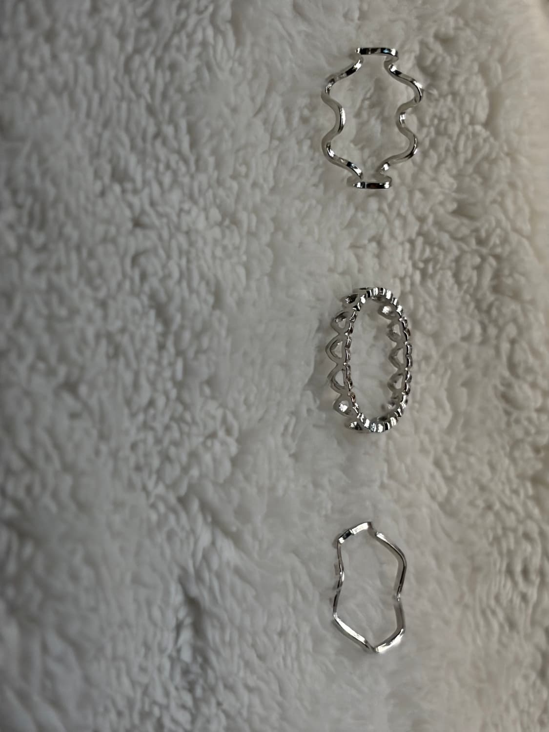 은 도금 반지 빈티지링 레이어드링   상품이미지2