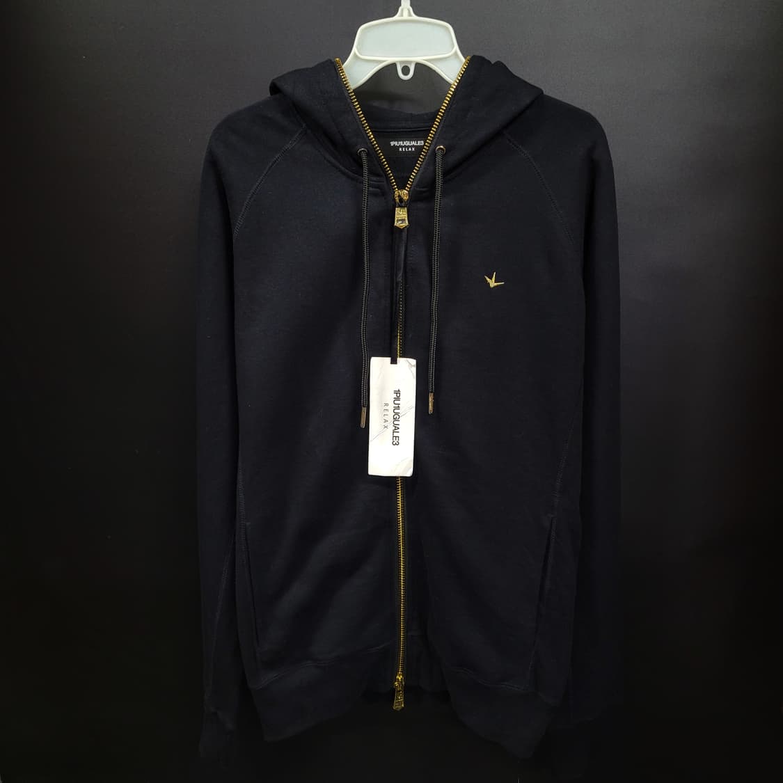 1PIU1UGUALE3 RELAX 골드 지퍼 후드 집업(새제품급) 상품이미지10
