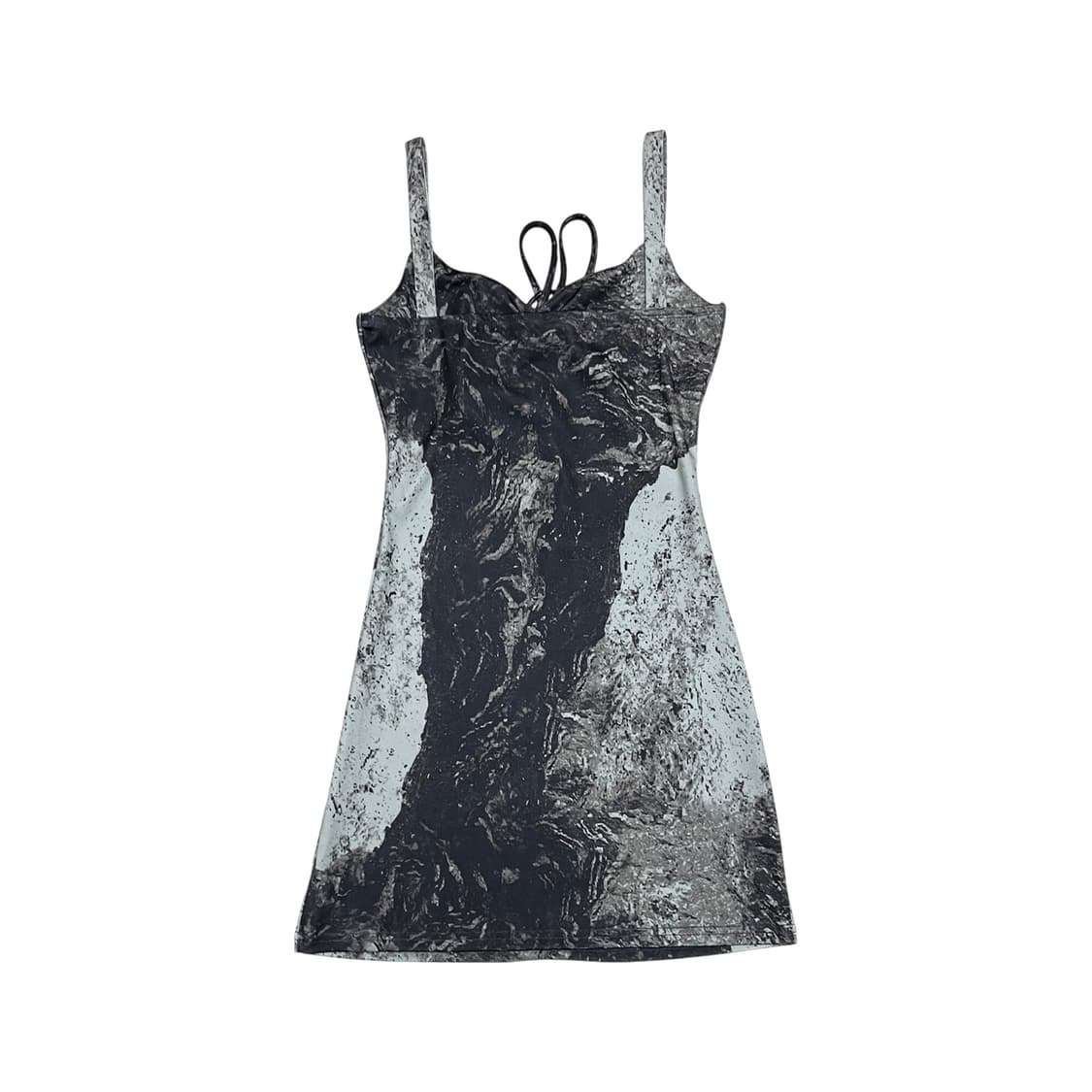 Layered Vintage Mini Sleeveless Dress  상품이미지3