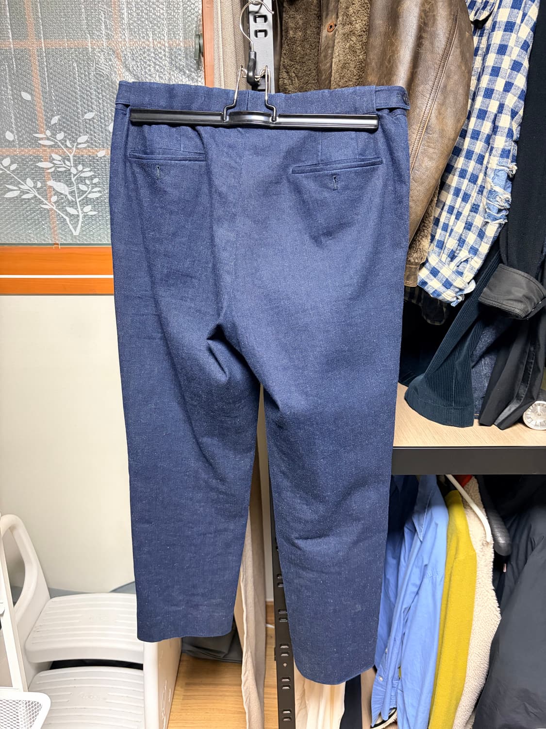 더블알엘 인디고 데님 턱시도 트라우저 32 상품이미지4