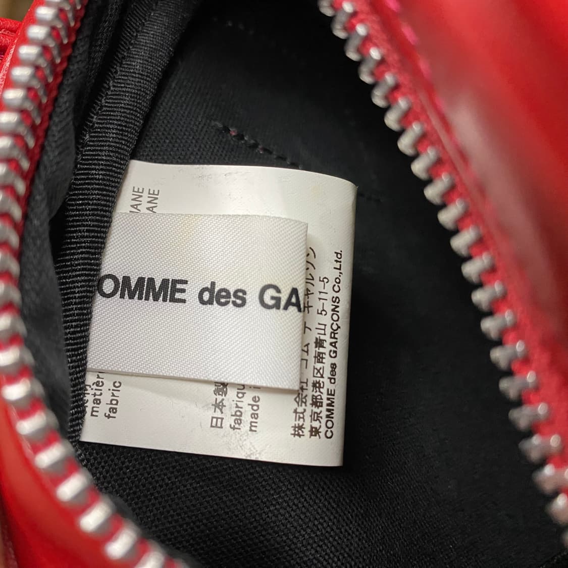 꼼데가르송 리본 백 상품이미지8